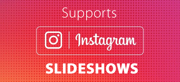 inGallery supports Instagram Sideshows